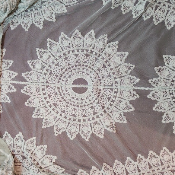 Rachel Zoe seafoam green sheer duster - Picture 3 of 9